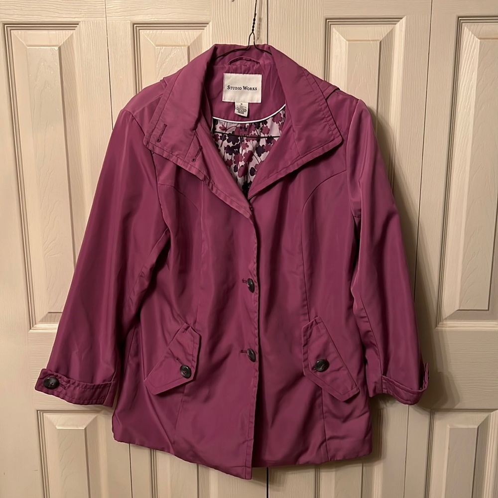 Studio Works Hooded Jacket Size Medium - image 2